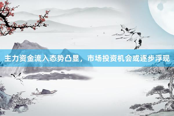 主力资金流入态势凸显,市场投资机会或逐步浮现